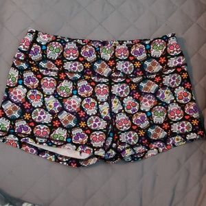 Savage Sugar Skull Shorts
